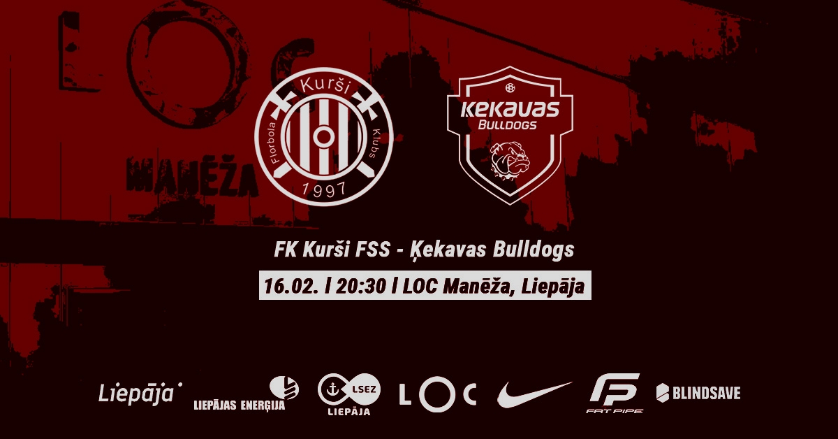 Florbols: FK Kurši FSS - Ķekavas Bulldogs