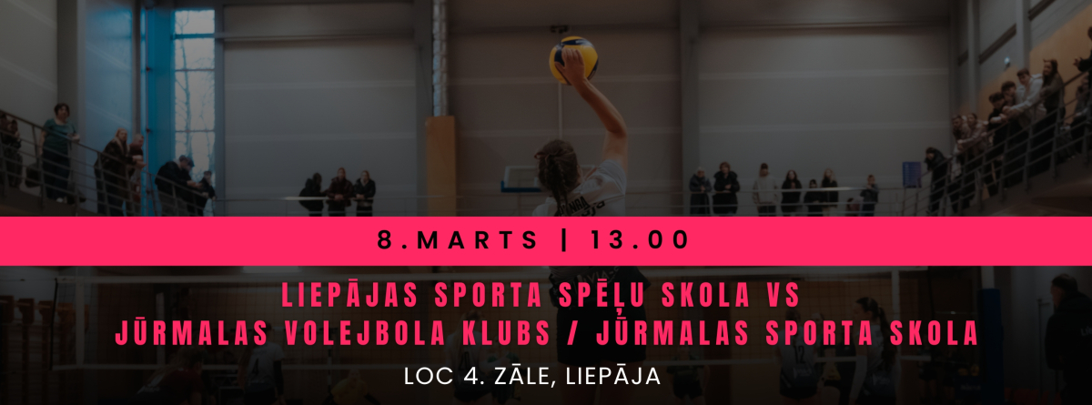 Nacionālās līgas komandu Liepājas SSS - Jūrmala volejbola spēle