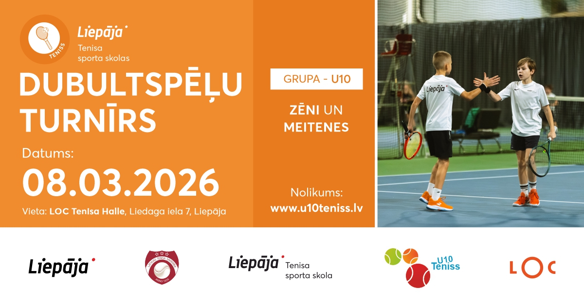 Dubultspēļu turnīrs U10