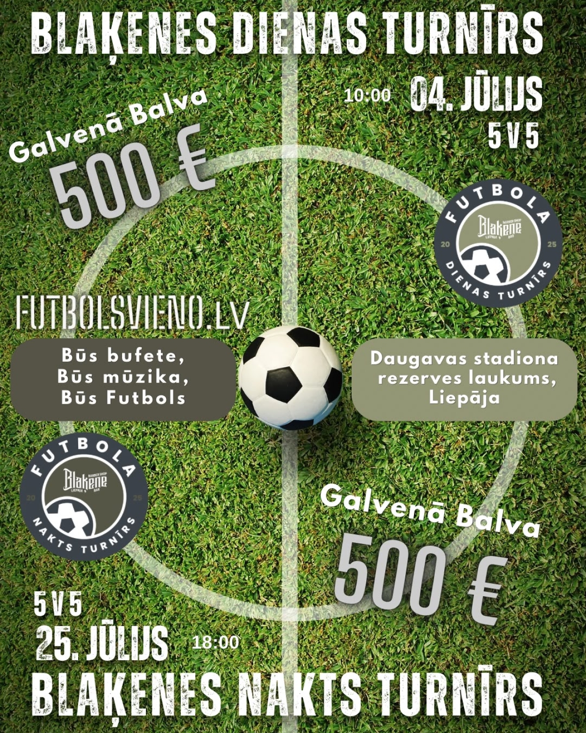 Blaķenes dienas turnīrs futbolā.