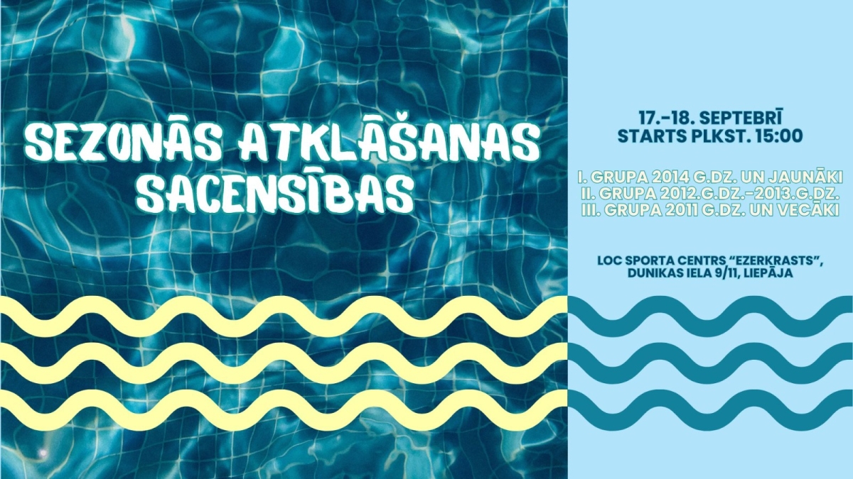 Sezonas atklāšanas sacensības peldēšanā